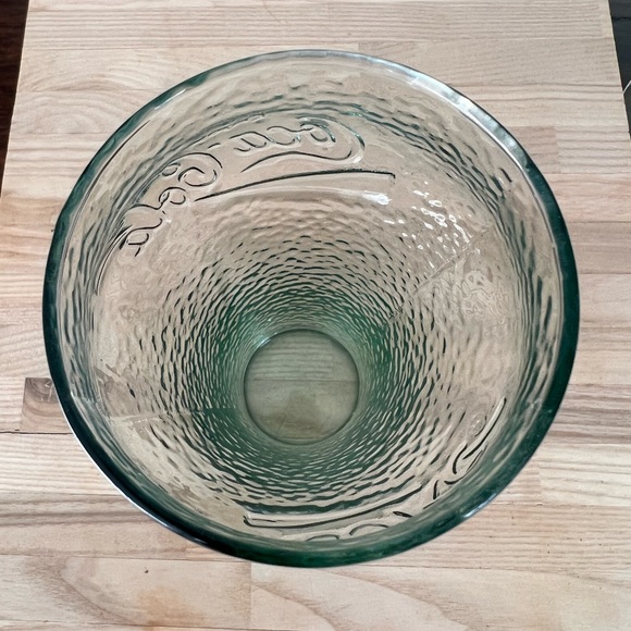 Coca-Cola Vintage Wavy Glass Beautiful Texture 6” Tall Vintage Glass - Picture 3 of 5